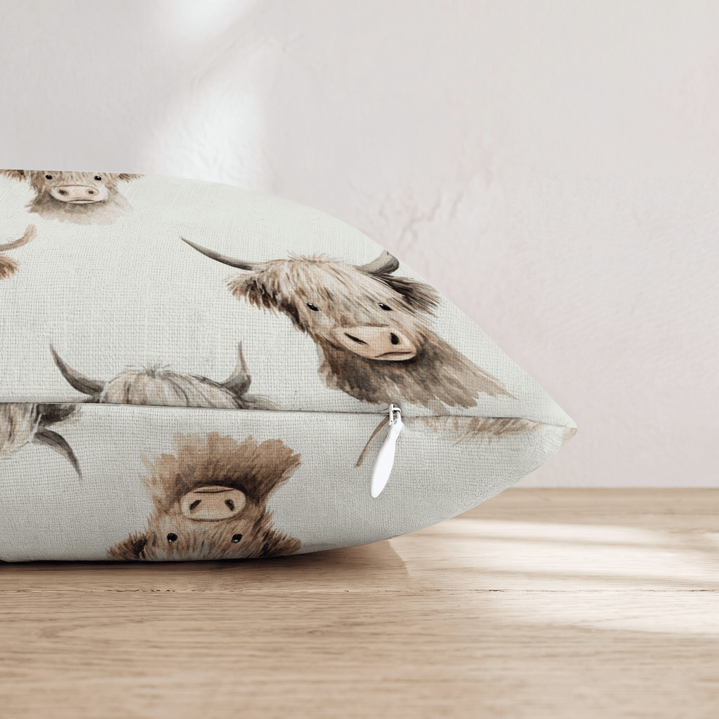 Fluffy Faces Throw Pillow - Hillcroft Home