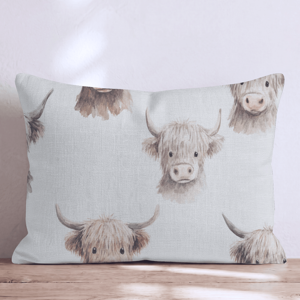 Fluffy Faces Throw Pillow - Hillcroft Home