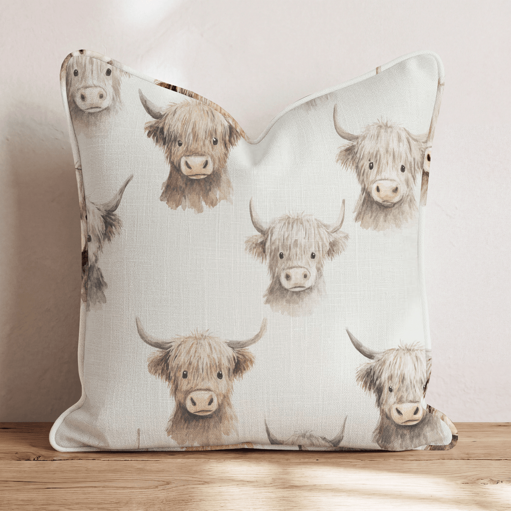 Fluffy Faces Throw Pillow - Hillcroft Home