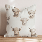 Fluffy Faces Throw Pillow - Hillcroft Home