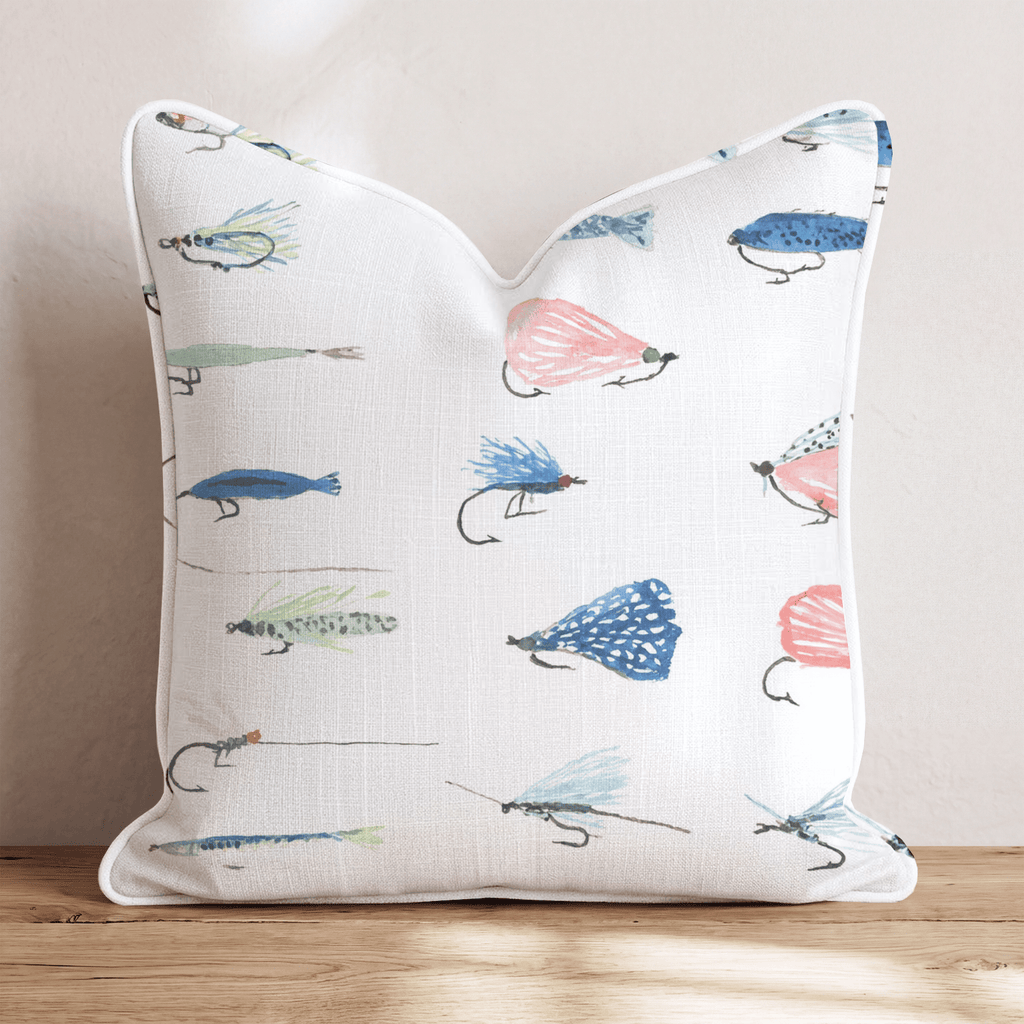 Fly Fishing Luers Throw Pillow - Hillcroft Home