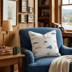 Fly Fishing Luers Throw Pillow - Hillcroft Home