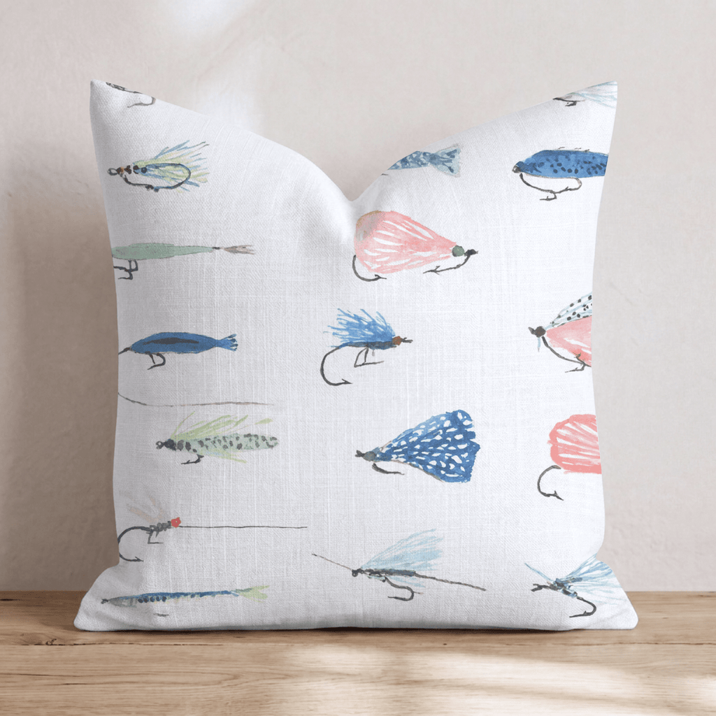 Fly Fishing Luers Throw Pillow - Hillcroft Home