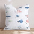 Fly Fishing Luers Throw Pillow - Hillcroft Home