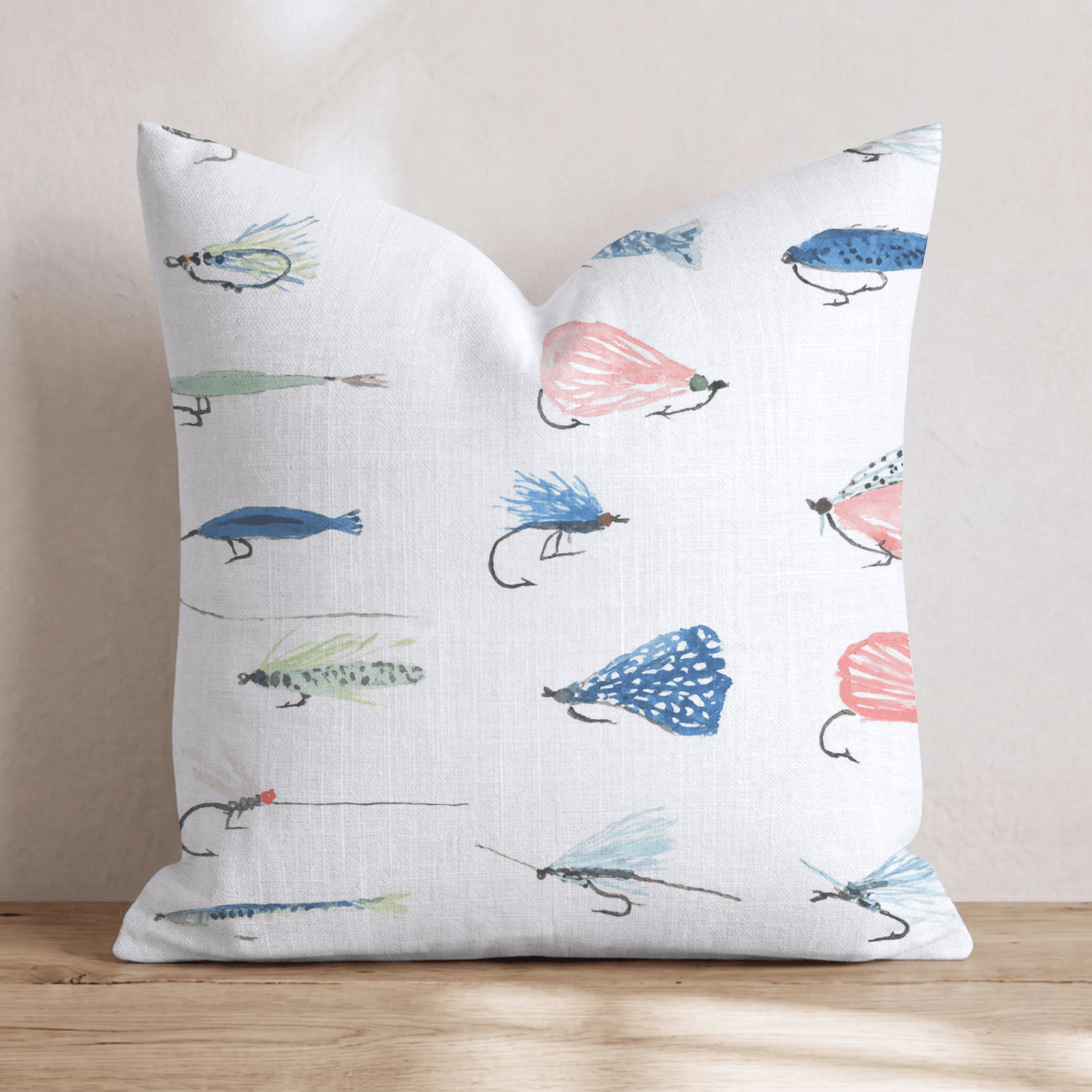 Fly Fishing Luers Throw Pillow - Hillcroft Home