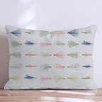 Fly Fishing Tackle Throw Pillow - Hillcroft Home