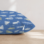 Fly Tacklebox Throw Pillow - Hillcroft Home
