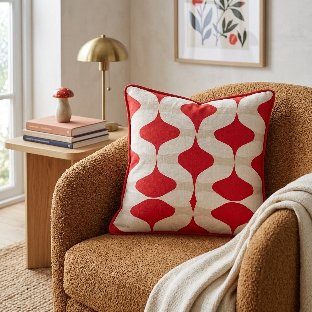 Focal Edge Throw Pillow - Hillcroft Home