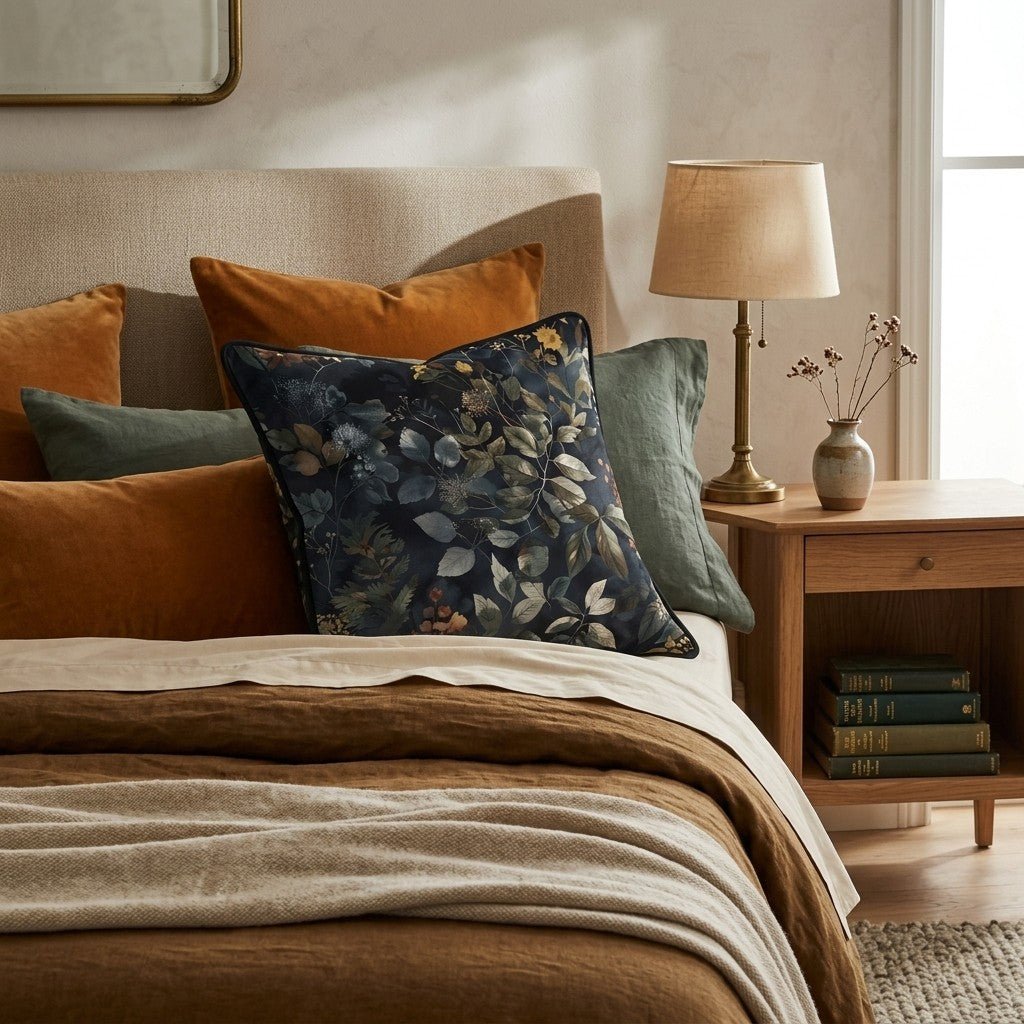 Fog Garden Throw Pillow - Hillcroft Home