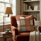 Folded Scarves Throw Pillow - Hillcroft Home