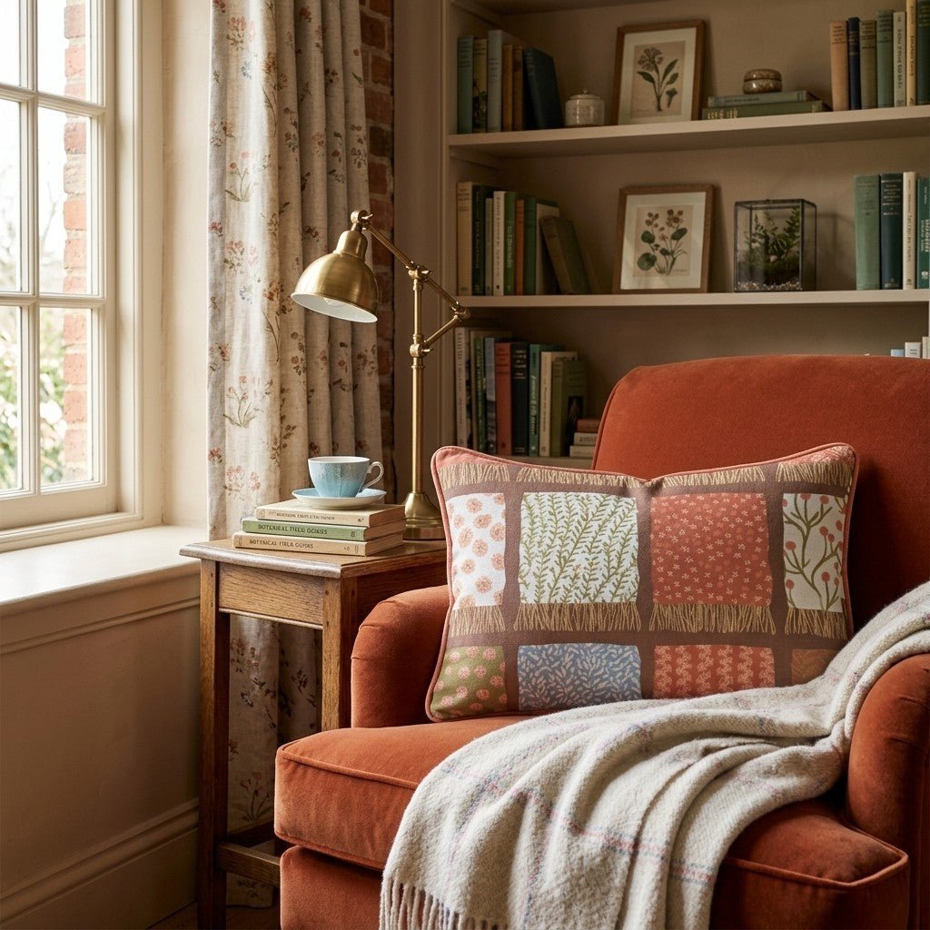 Folded Scarves Throw Pillow - Hillcroft Home
