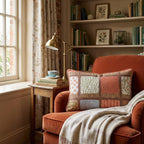 Folded Scarves Throw Pillow - Hillcroft Home