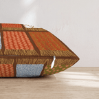 Folded Scarves Throw Pillow - Hillcroft Home