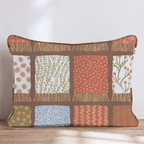 Folded Scarves Throw Pillow - Hillcroft Home