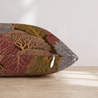Foliage And Trees Throw Pillow - Hillcroft Home