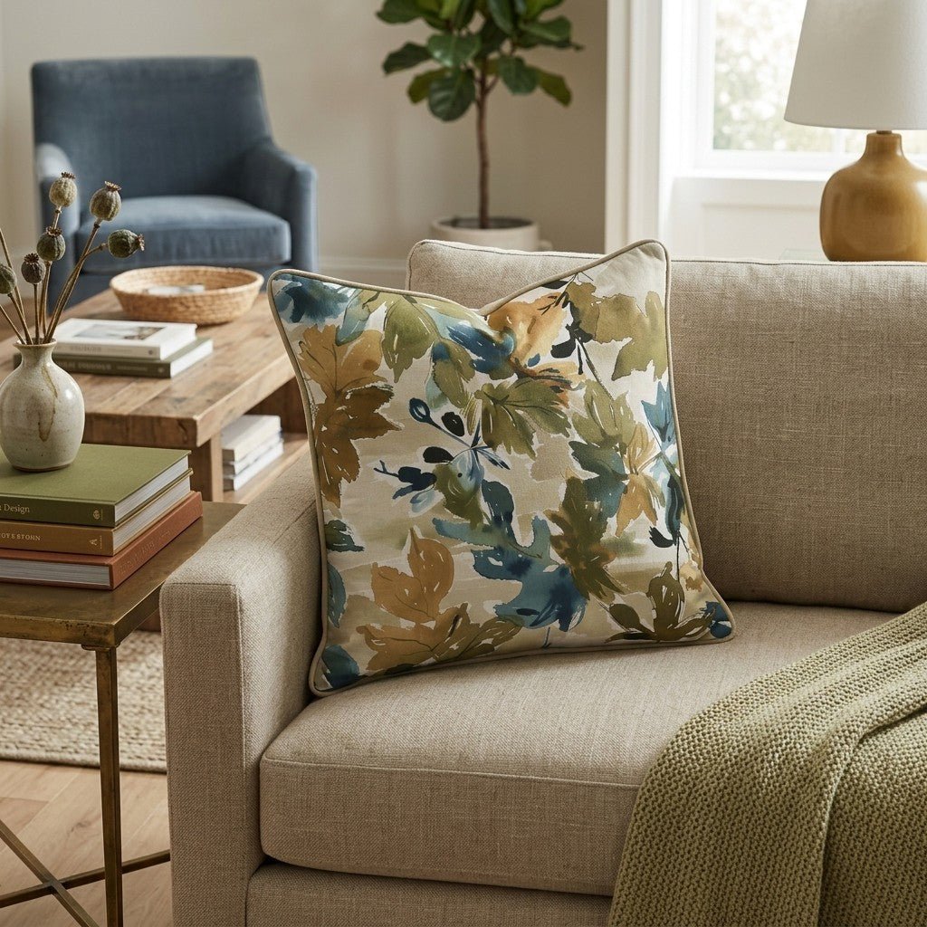 Foliage of Duty Throw Pillow - Hillcroft Home