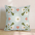 Folk Garden Throw Pillow - Hillcroft Home