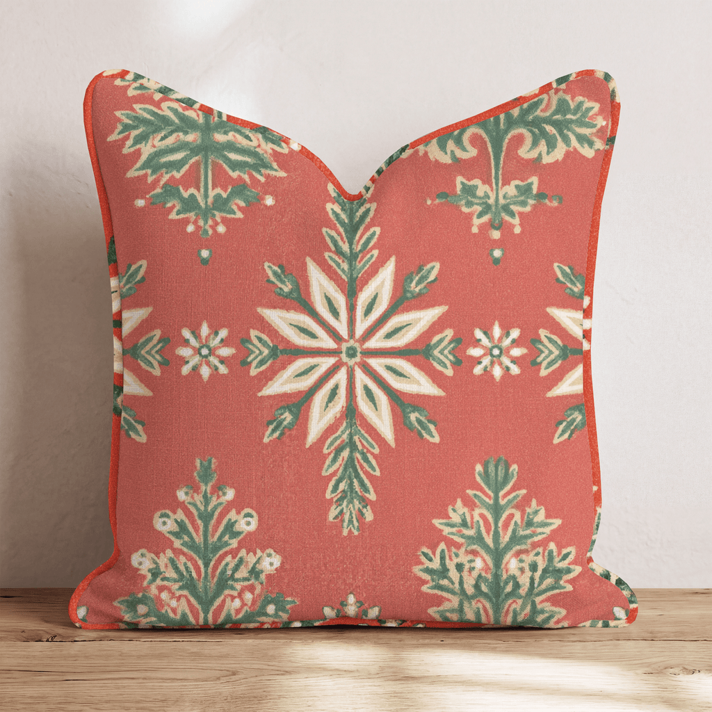 Folk Tale Fir Throw Pillow throw pillow - Hillcroft Home