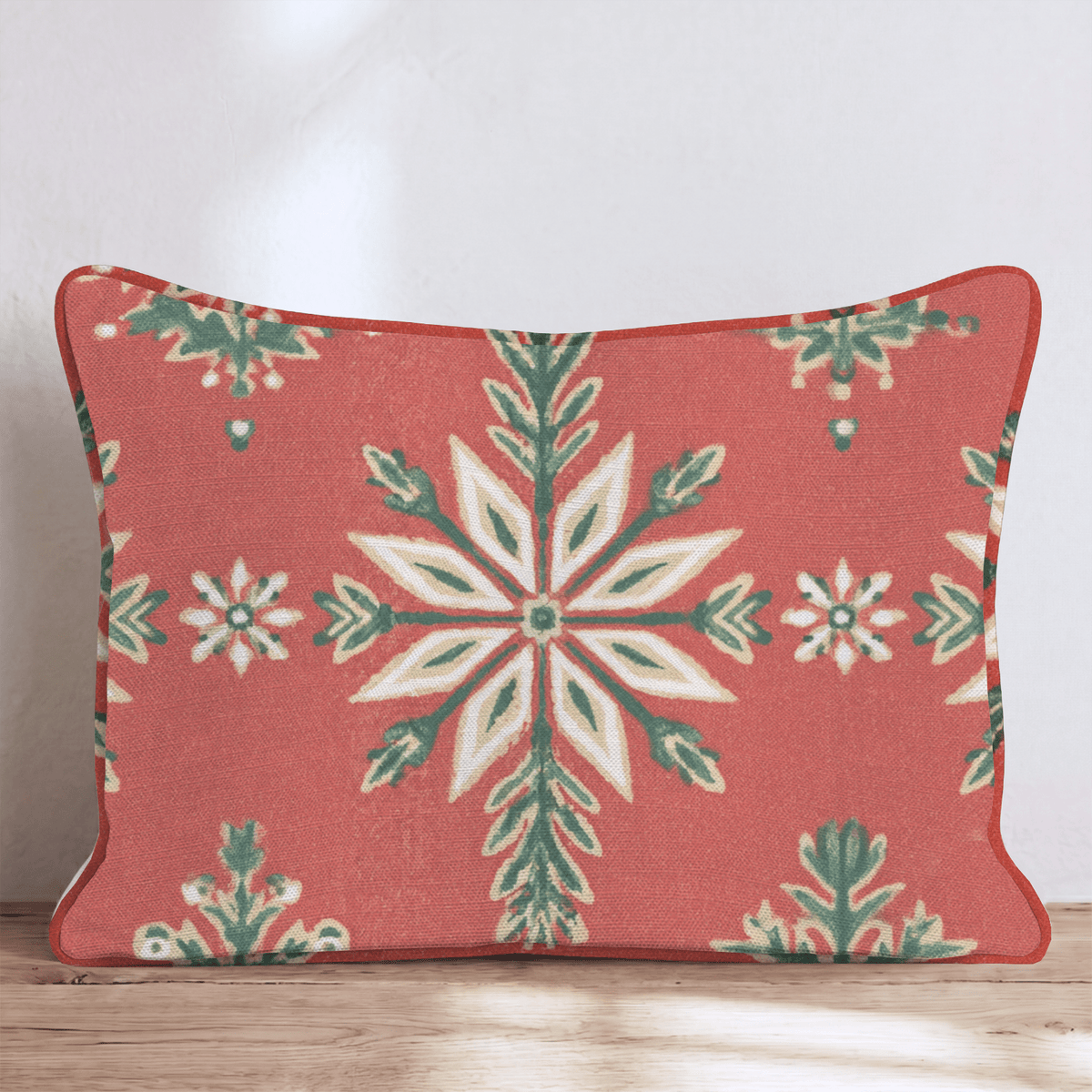 Folk Tale Fir Throw Pillow throw pillow - Hillcroft Home