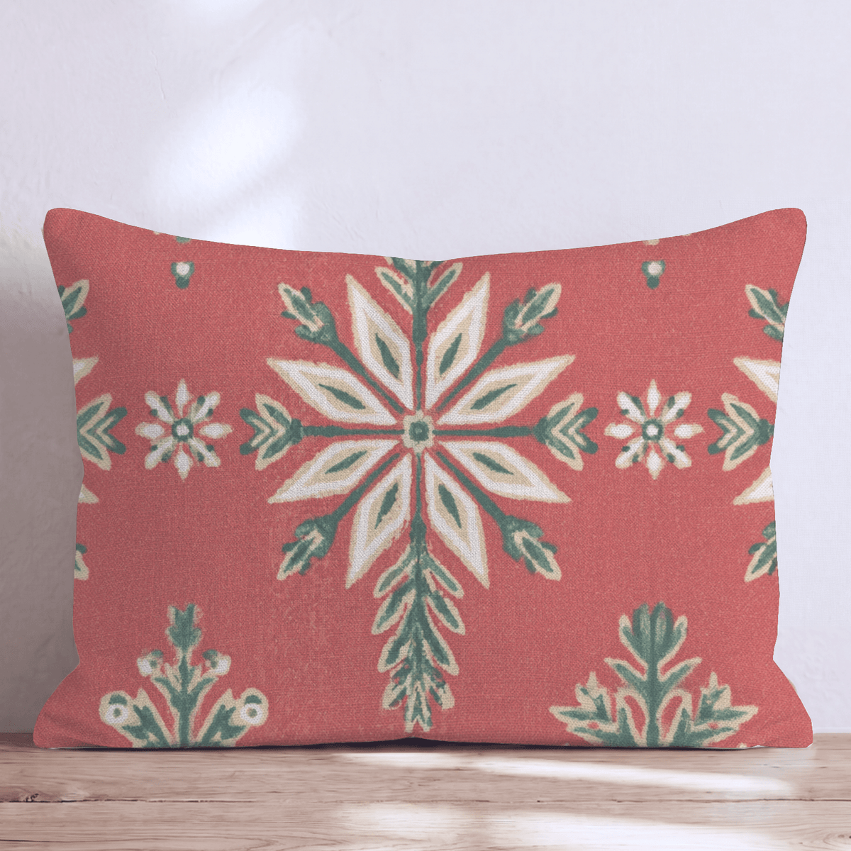Folk Tale Fir Throw Pillow throw pillow - Hillcroft Home
