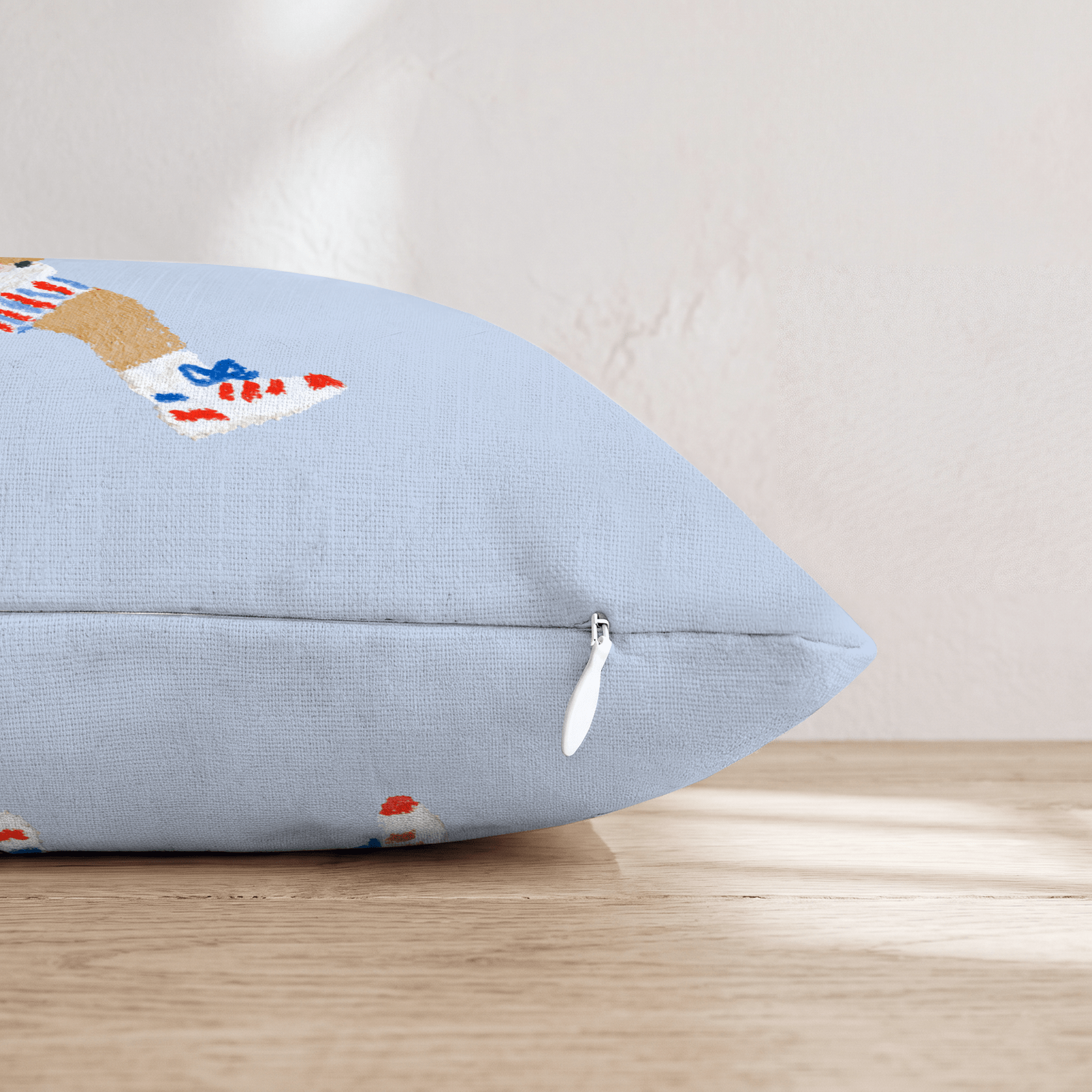 Folk Tennis Rally Throw Pillow - Hillcroft Home