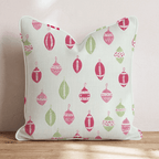 Football Ornament Sage Throw Pillow - Hillcroft Home