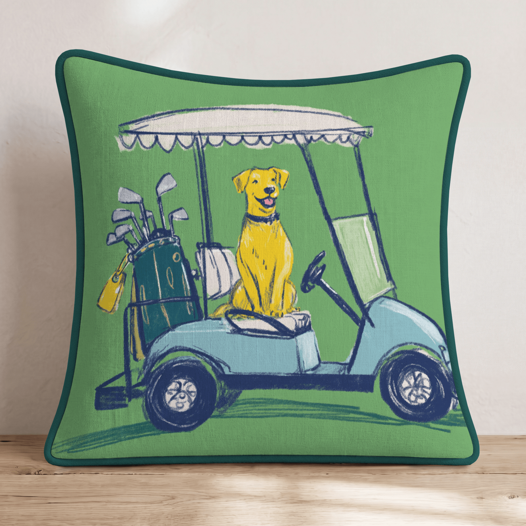 Fore! Good Throw Pillow - Hillcroft Home