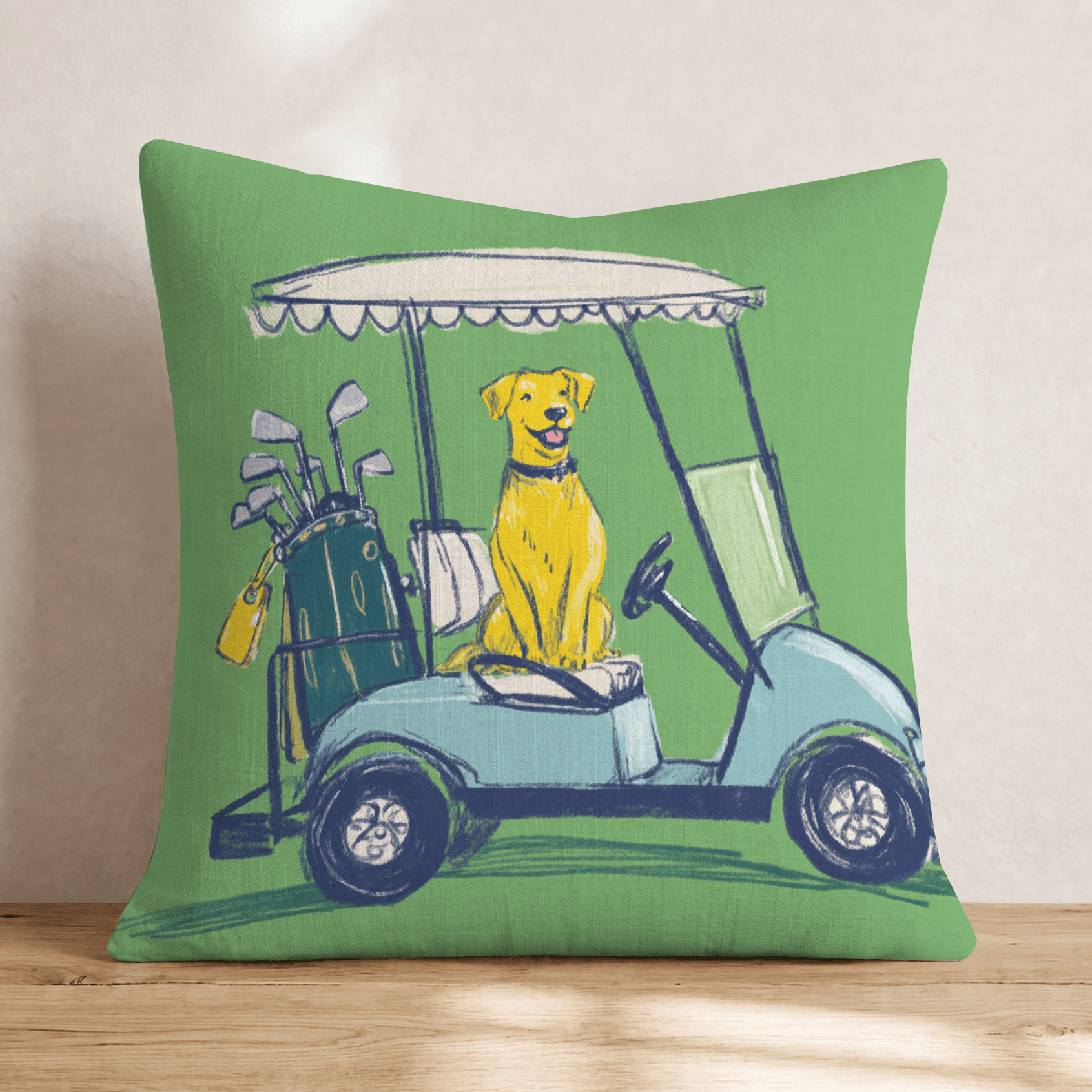 Fore! Good Throw Pillow - Hillcroft Home