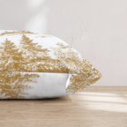 Forest Cat Toile Throw Pillow - Hillcroft Home