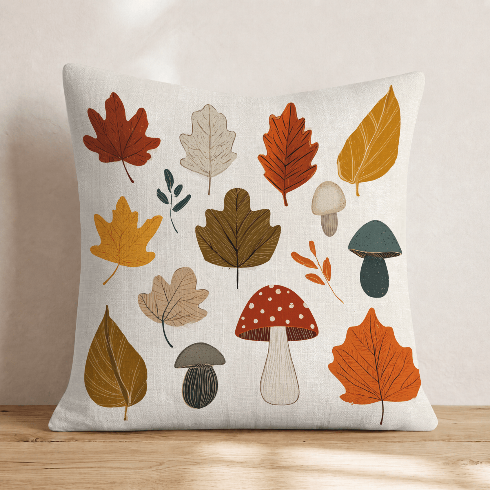Forest Floor Forage Throw Pillow - Hillcroft Home