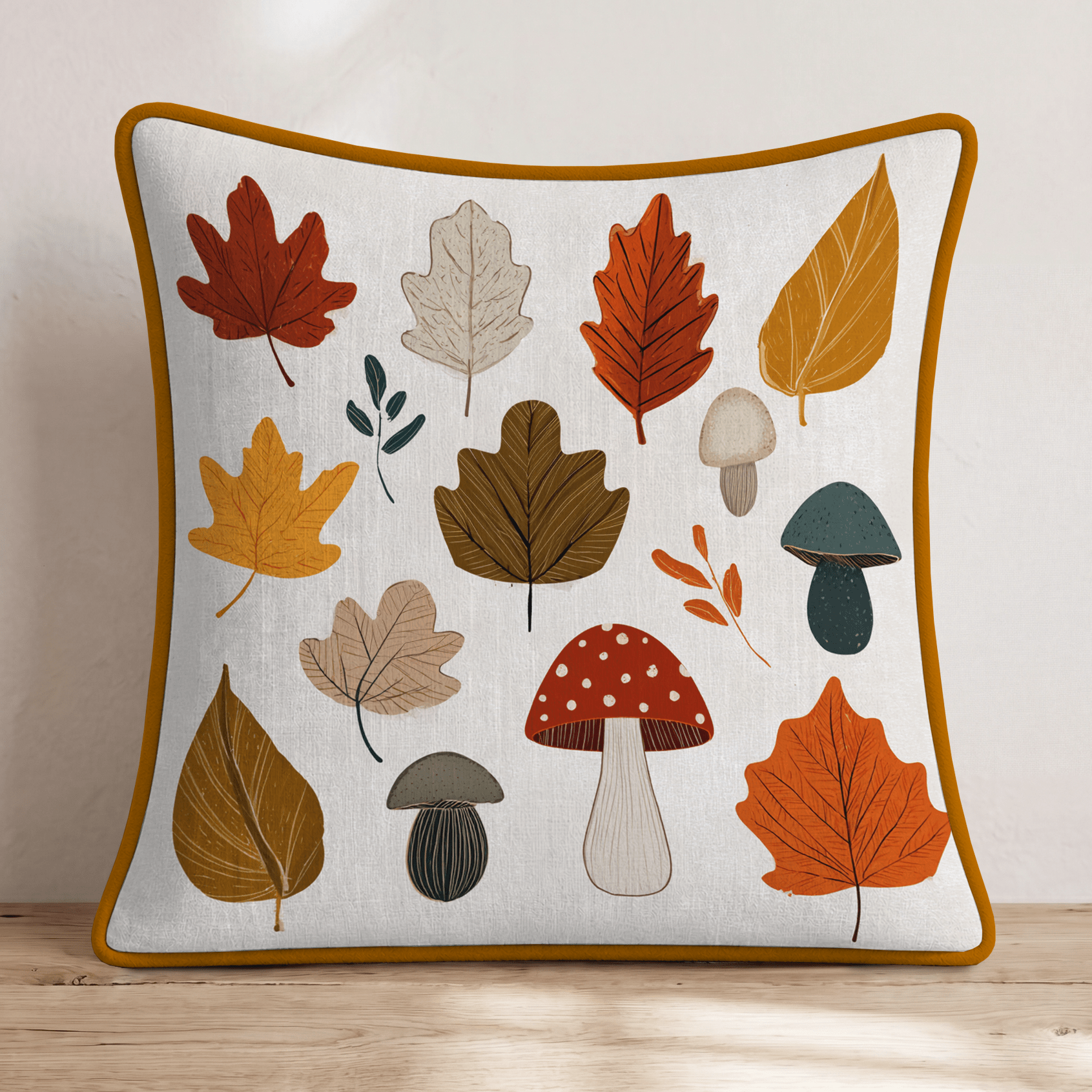 Forest Floor Forage Throw Pillow - Hillcroft Home