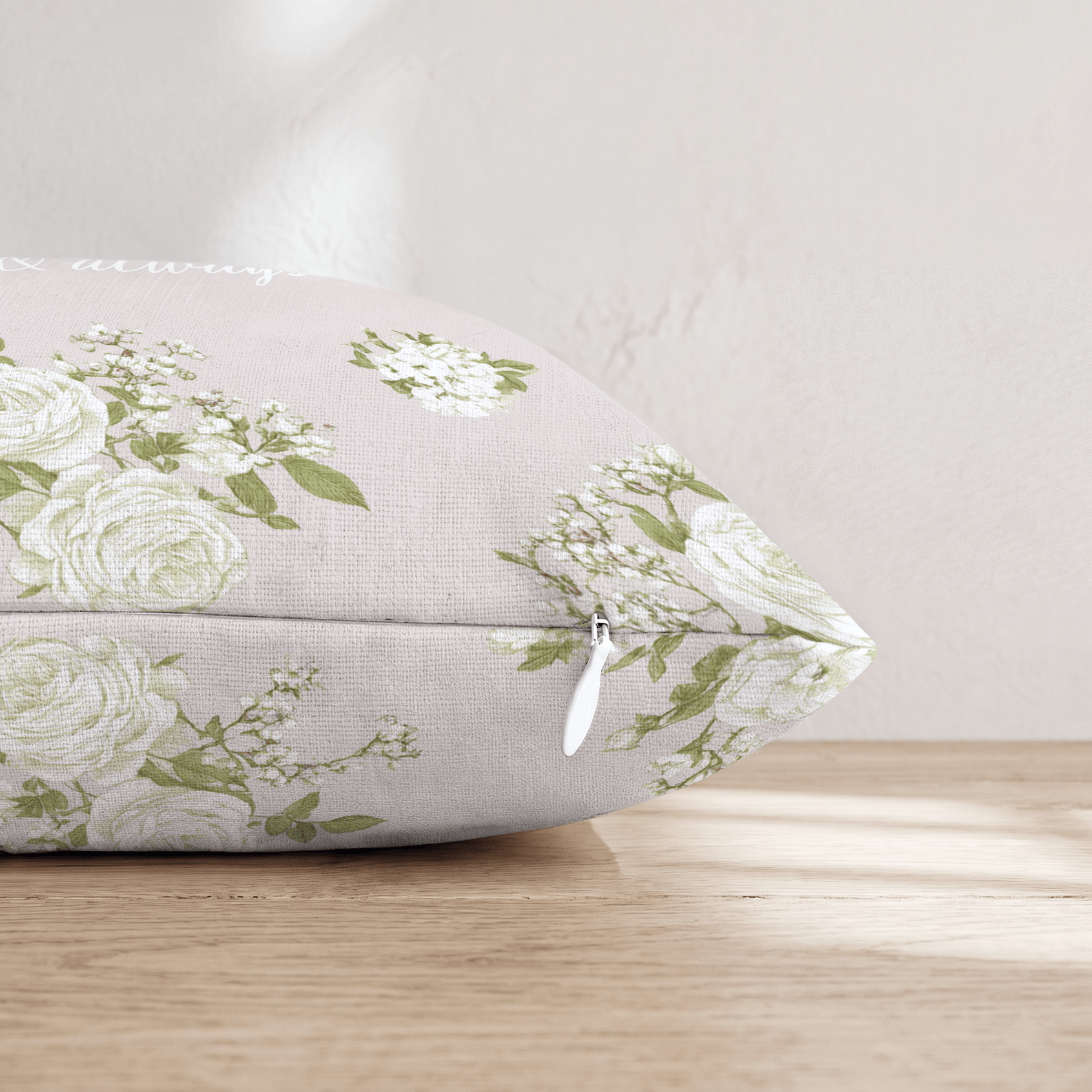 Forever & Always Throw Pillow - Hillcroft Home