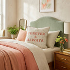 Forever You and Me Throw Pillow - Hillcroft Home