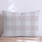 Foxglove Gingham Throw Pillow - Hillcroft Home