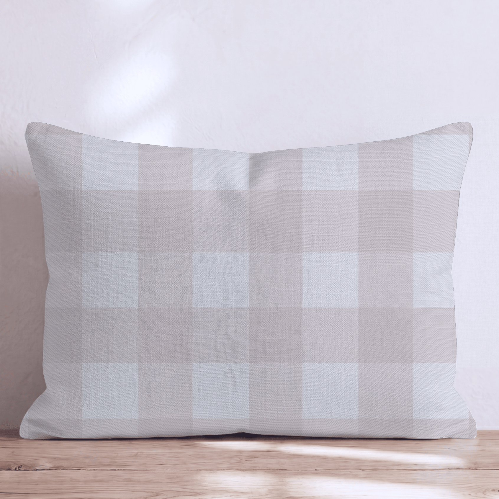 Foxglove Gingham Throw Pillow - Hillcroft Home