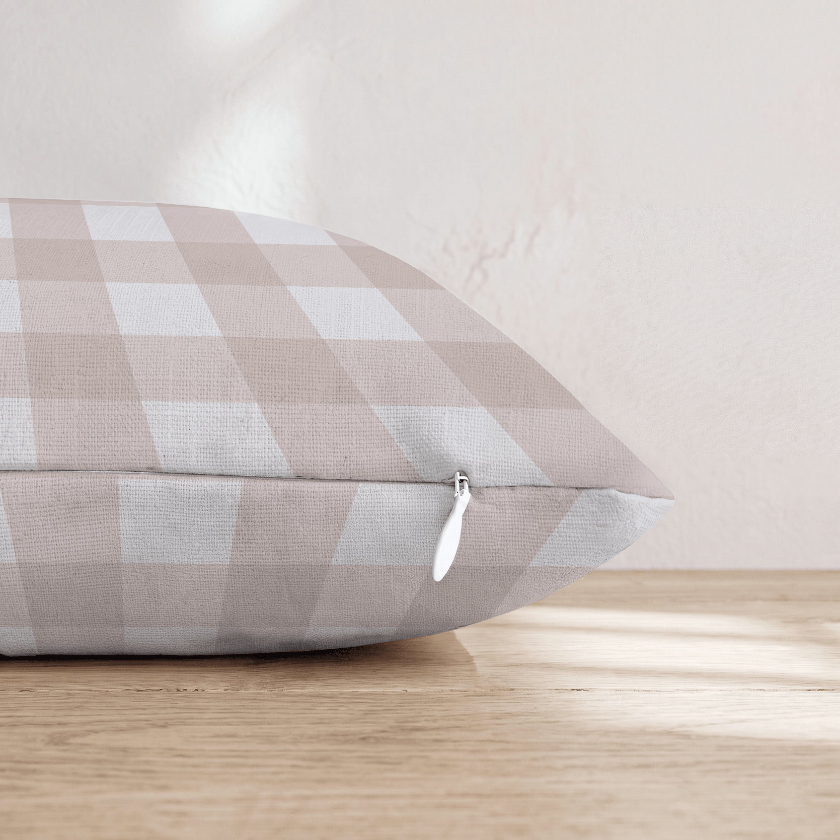 Foxglove Gingham Throw Pillow - Hillcroft Home