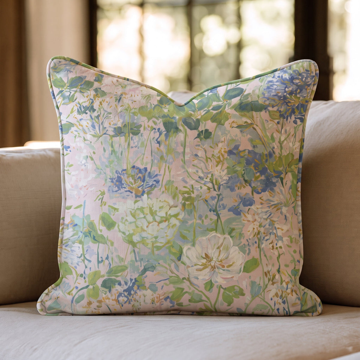 Foxglove Throw Pillow throw pillow - Hillcroft Home