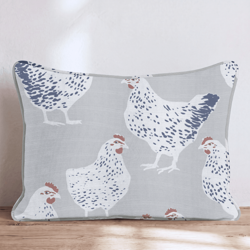 Freckled Hens Throw Pillow - Hillcroft Home