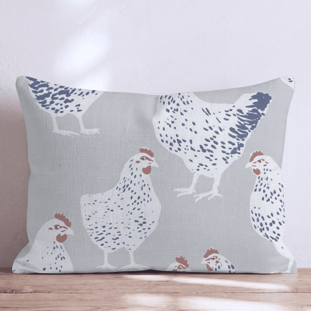 Freckled Hens Throw Pillow - Hillcroft Home