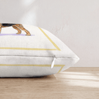 French 75 Airedale Terrier Throw Pillow - Hillcroft Home