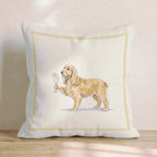 French 75 Cocker Spaniel Throw Pillow - Hillcroft Home