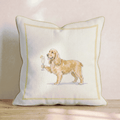 French 75 Cocker Spaniel Throw Pillow - Hillcroft Home