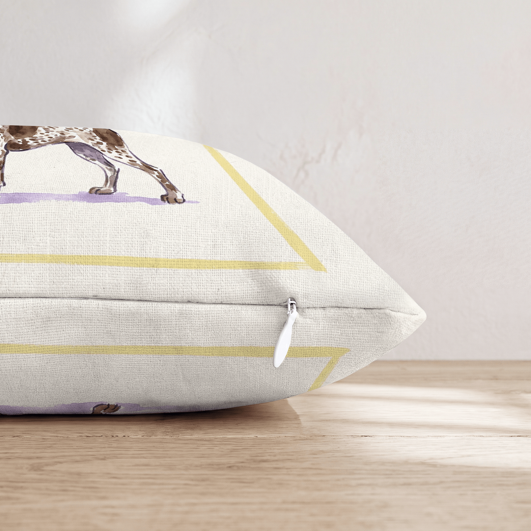 French 75 Dogs - Dogs - German Shorthaired Pointer - v2 Throw Pillow - Hillcroft Home