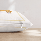 French 75 Golden Retriever Throw Pillow - Hillcroft Home