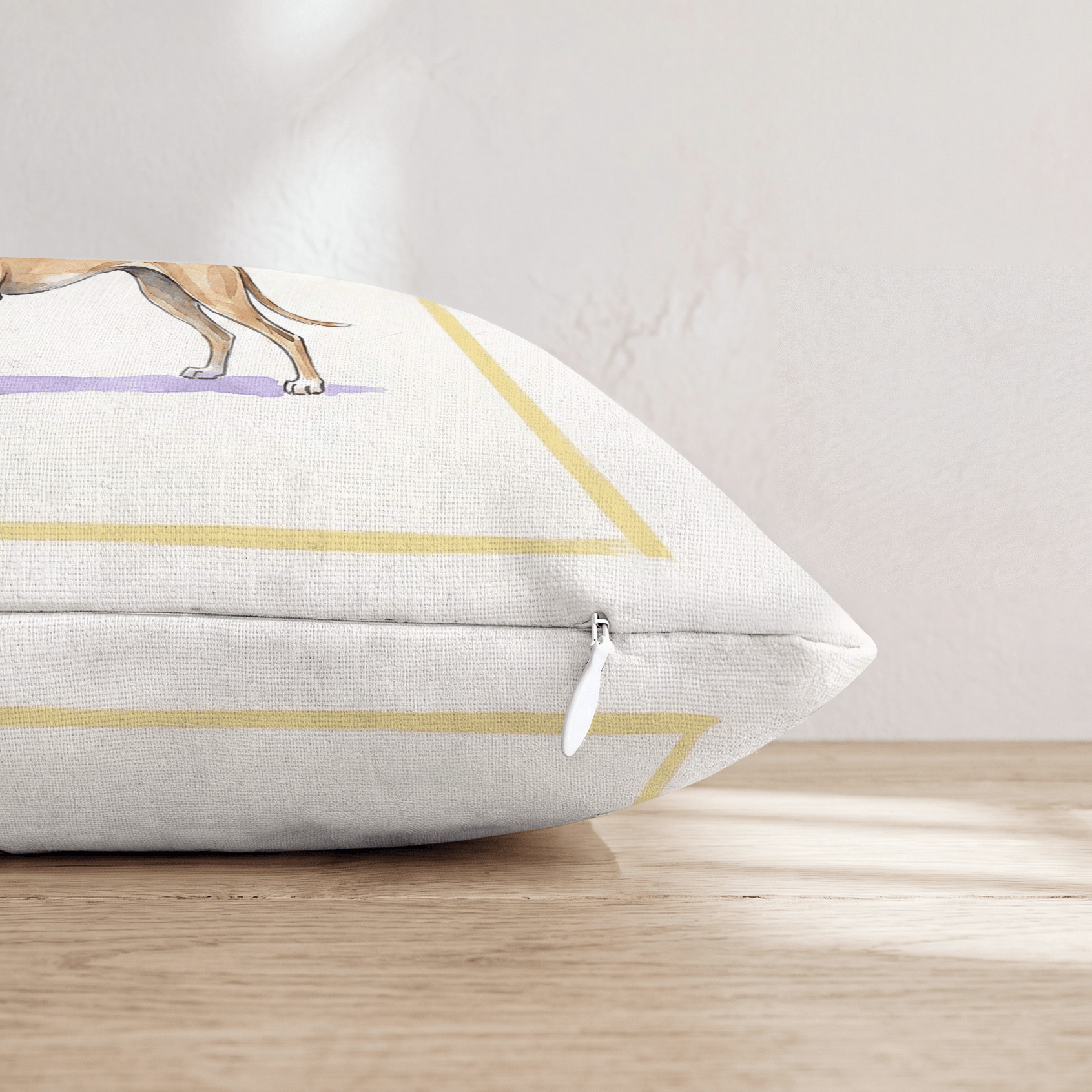 French 75 Greyhound Throw Pillow - Hillcroft Home