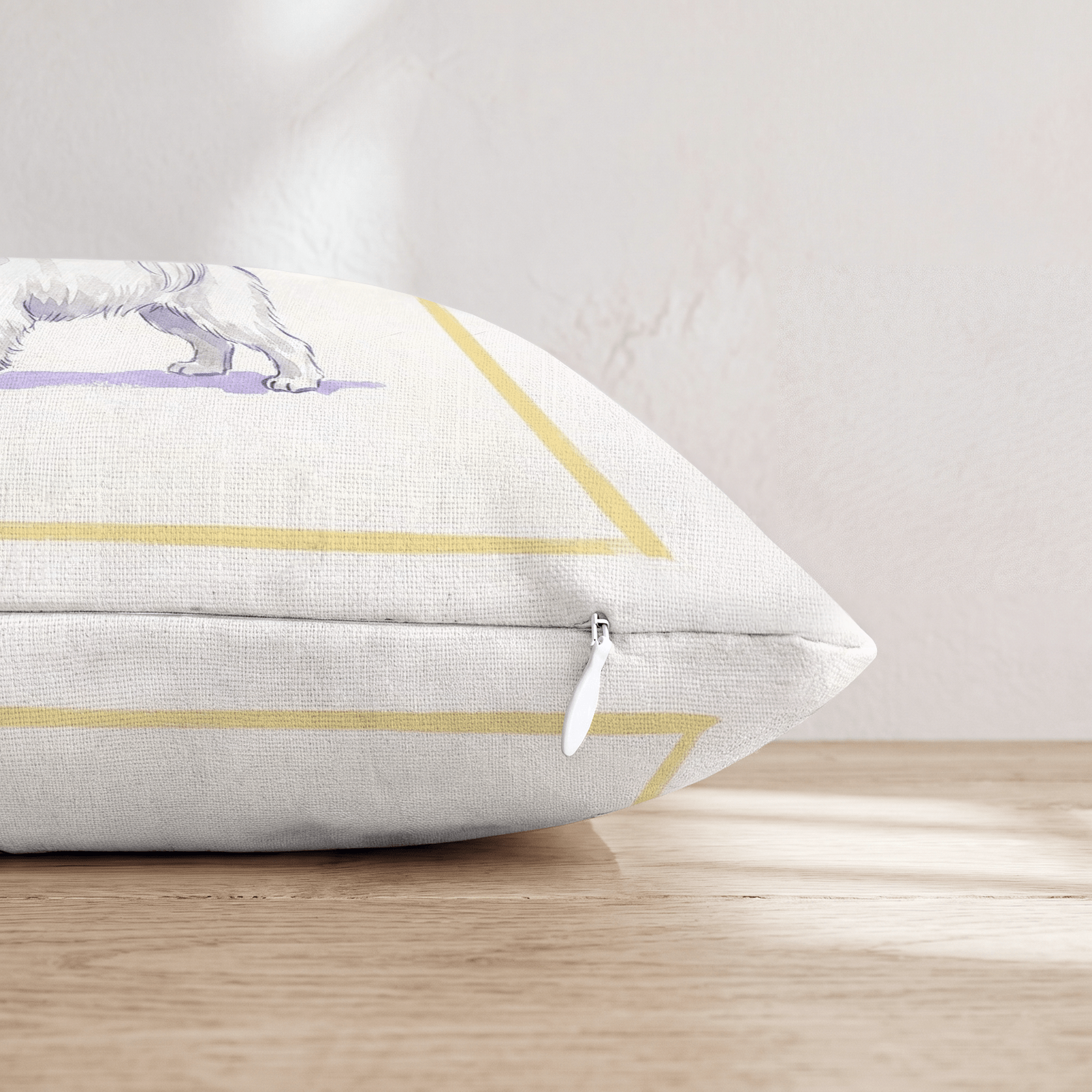 French 75 Maltese Throw Pillow - Hillcroft Home