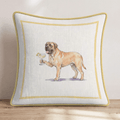 French 75 Mastiff Throw Pillow - Hillcroft Home
