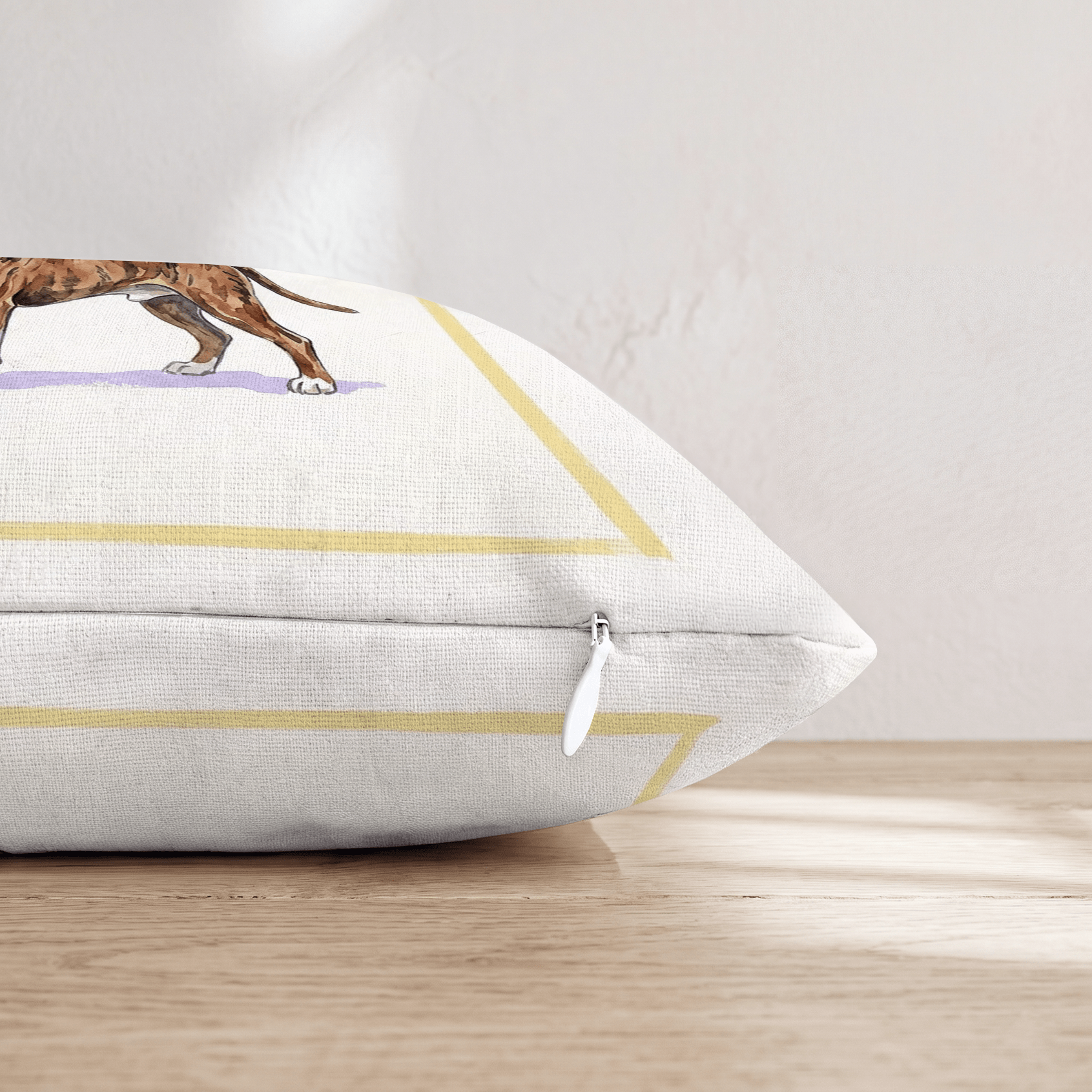 French 75 Pit Bull Throw Pillow - Hillcroft Home