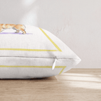 French 75 Pomeranian Throw Pillow - Hillcroft Home