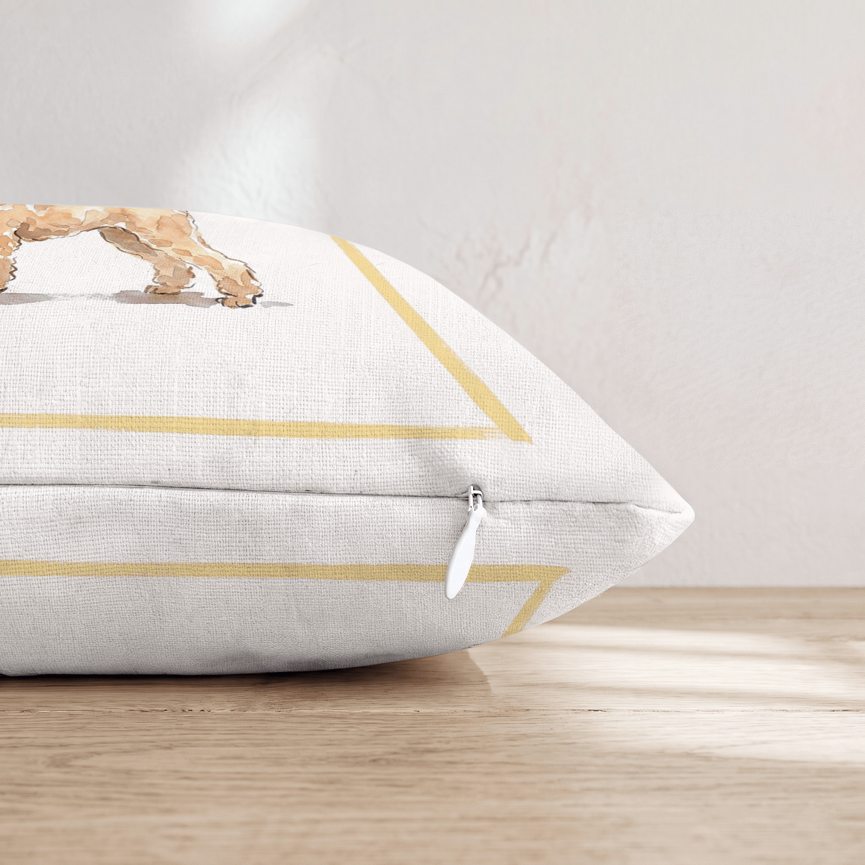 French 75 Poodle Throw Pillow - Hillcroft Home